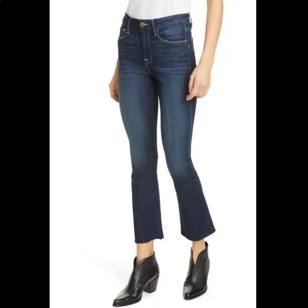 Frame Le Crop Mini Boot Jeans Size 25